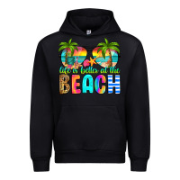 Black life is better at the beach Urban Hoodie - RanaPortraitStore