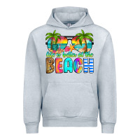 Heather Grey life is better at the beach Urban Hoodie - RanaPortraitStore