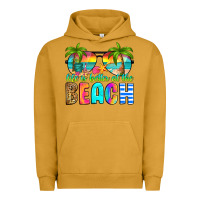 Pigment Peanut Butter life is better at the beach Urban Hoodie - RanaPortraitStore