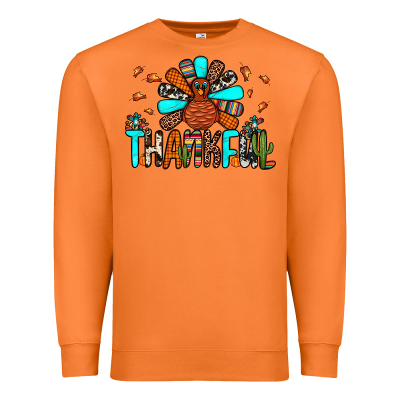 Thankful Turkey Premium Sweatshirt by JahusDesignShop | Teevron