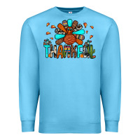 Ocean Blue thankful turkey Premium Sweatshirt - JahusDesignShop