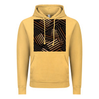 Vintage Mustard melanin american flag seamless pattern Vintage Hoodie - BundleAndBundleShop