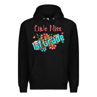 Black little miss first grade Premium Hoodie - Jasminsmagicworld