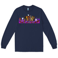 Navy halloween mini libbey glass Long Sleeve Tee - BundleAndBundleShop