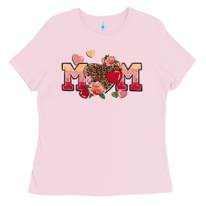 Valentine's Day Mom Ladies Tee by FaDigitalArtStudio | Teevron