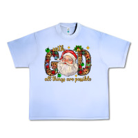 Grape Ice with god all things are possible with santa claus bbs Urban Heavy Tee - BundleAndBundleShop