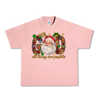 Salmon with god all things are possible with santa claus bbs Urban Heavy Tee - BundleAndBundleShop
