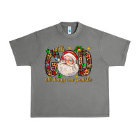 Tornado with god all things are possible with santa claus bbs Urban Heavy Tee - BundleAndBundleShop