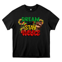 Black dream but stay woke juneteenth Heavy Core Tee - CowGirlArtShop