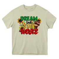 Mossy dream but stay woke juneteenth Heavy Core Tee - CowGirlArtShop