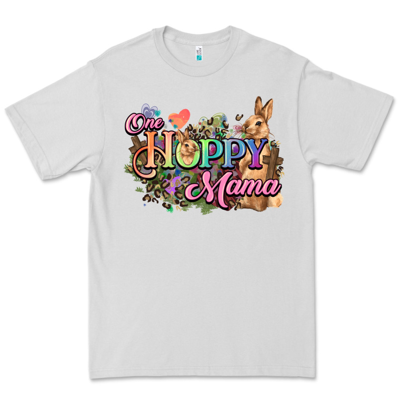 One Hoppy Mama Easter Day Premium Tee by HowdyJamesFarm | Teevron