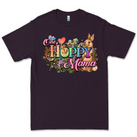 Plum One hoppy mama easter day Premium Tee - HowdyJamesFarm