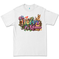 White One hoppy mama easter day Premium Tee - HowdyJamesFarm
