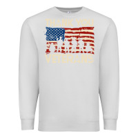 Dove Grey Thank You Veterans American Flag Patriotic Premium Sweatshirt - baoMotion