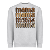 Heather Grey faux sequins mama Heavyweight Sweatshirt - JahusDesignShop