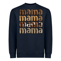 Navy faux sequins mama Heavyweight Sweatshirt - JahusDesignShop