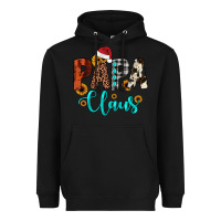 Black papa claus Heavyweight Hoodie - JahusDesignShop