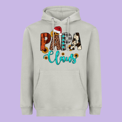 Papa Claus Heavyweight Hoodie Designed By Jahusdesignshop