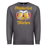 Charcoal Heather Oktoberfest Munich Premium Sweatshirt - baoMotion