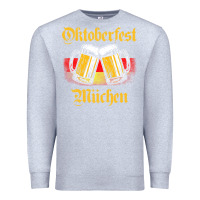 Heather Grey Oktoberfest Munich Premium Sweatshirt - baoMotion