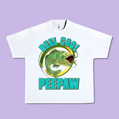 Reel Cool Peepaw Urban Heavy Tee Designed By Jasminsmagicworld