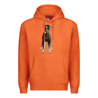 Carrot Hand Drawn Baby Alpine Goat Premium Hoodie - LillyAllenDesigns