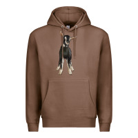 Chestnut Hand Drawn Baby Alpine Goat Premium Hoodie - LillyAllenDesigns