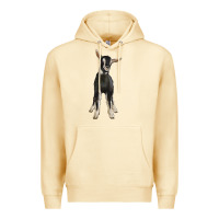 Pina Colada Hand Drawn Baby Alpine Goat Premium Hoodie - LillyAllenDesigns