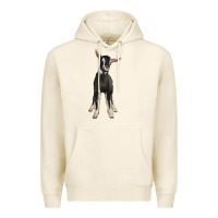 Tofu Hand Drawn Baby Alpine Goat Premium Hoodie - LillyAllenDesigns