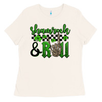 Bone St. Patrick's Day Shamrock and roll Ladies Tee - OliviaCreatesArt