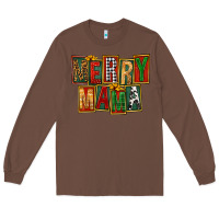 Chestnut merry mama Long Sleeve Tee - FaDigitalArtStudio