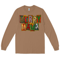 Toasted Coconut merry mama Long Sleeve Tee - FaDigitalArtStudio