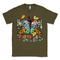 Army Green Mom of twins Mother's Day Classic Tee - CowGirlArtShop