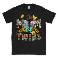 Black Mom of twins Mother's Day Classic Tee - CowGirlArtShop