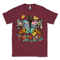 Burgundy Mom of twins Mother's Day Classic Tee - CowGirlArtShop
