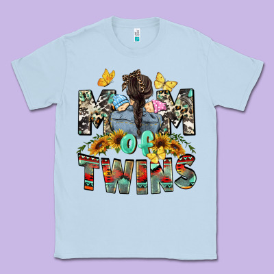 Mom Of Twins Mother's Day Classic Tee Designed By Cowgirlartshop
