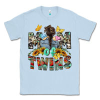 Dusty Blue Mom of twins Mother's Day Classic Tee - CowGirlArtShop