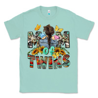 Seafoam Mom of twins Mother's Day Classic Tee - CowGirlArtShop