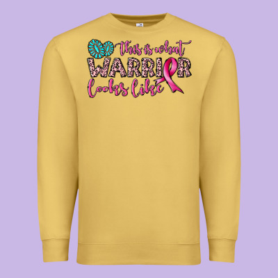 This Is What Warrior Looks Like Premium Sweatshirt Designed By Jahusdesignshop