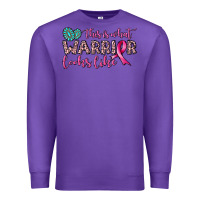 Purple this is what warrior looks like Premium Sweatshirt - JahusDesignShop