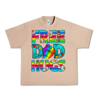 Pride Lgbtq Free Dad Hugs Urban Heavy Tee | Teevron