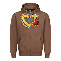 Chestnut teaching is a work of heart Zipper Hoodie - JahusDesignShop