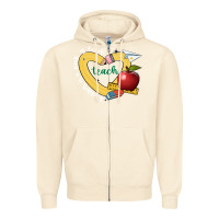 Sandshell teaching is a work of heart Zipper Hoodie - JahusDesignShop