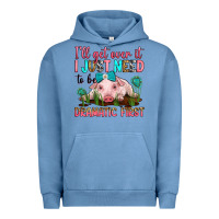 Pigment Pebble Blue i'll get over it i just need to be dramatic first Urban Hoodie - RanaPortraitStore