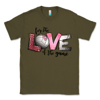 Army Green for the love of the game volleyball Classic Tee - Jasminsmagicworld