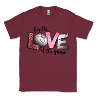 Burgundy for the love of the game volleyball Classic Tee - Jasminsmagicworld