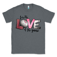 Charcoal Heather for the love of the game volleyball Classic Tee - Jasminsmagicworld