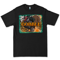 Black thanksgiving turkey gobble with background Premium Tee - RanaPortraitStore