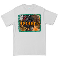 Dove Grey thanksgiving turkey gobble with background Premium Tee - RanaPortraitStore