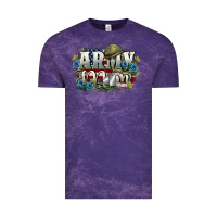 Cloud Purple Army mom Mother's Day Vintage Tee - FaDigitalArtStudio